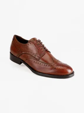 Uomo Piu' Chaussures en cuir français avec trame travaillée