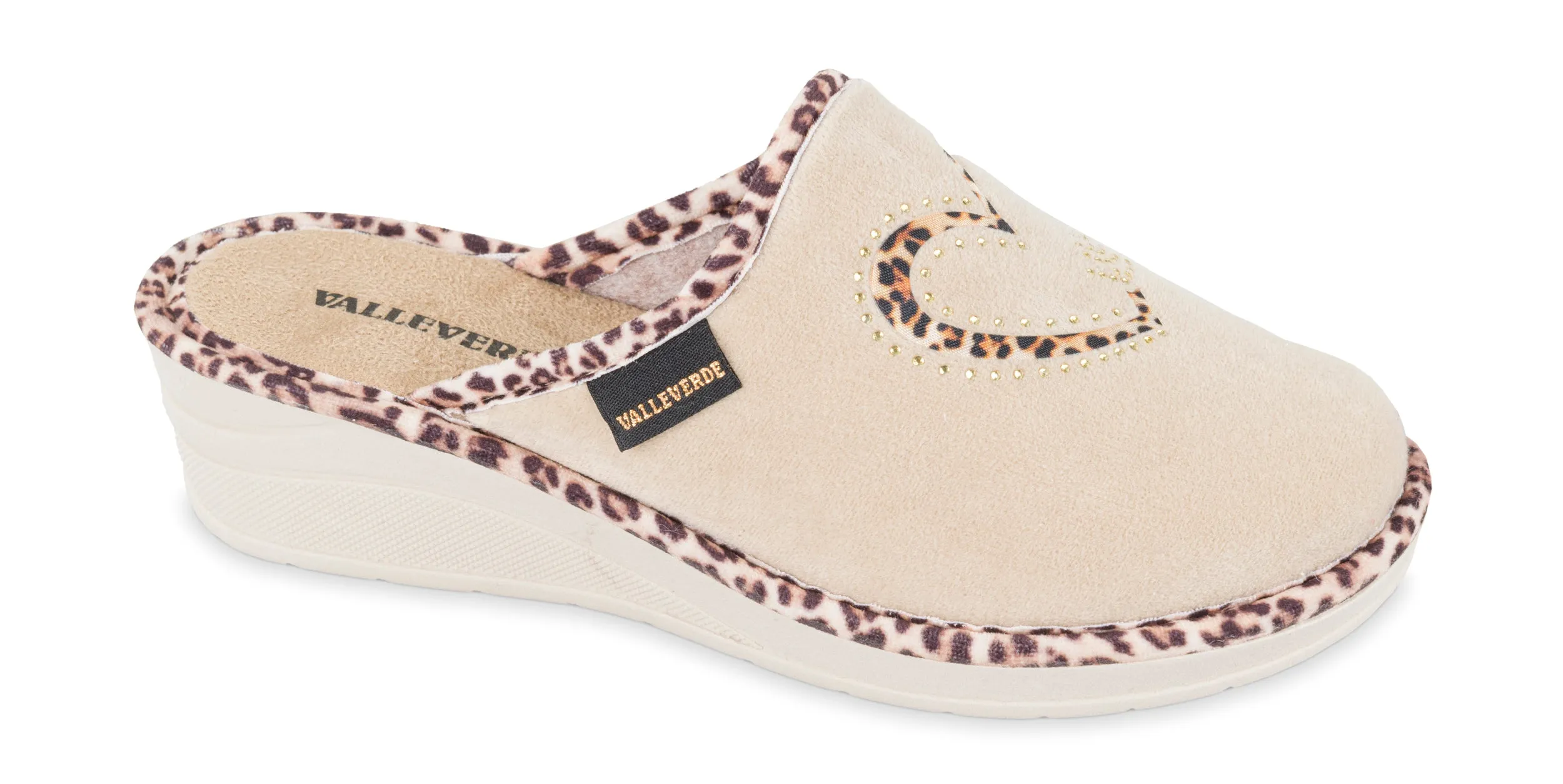 VALLE VERDE Pantofola Donna - 58200 Beige  