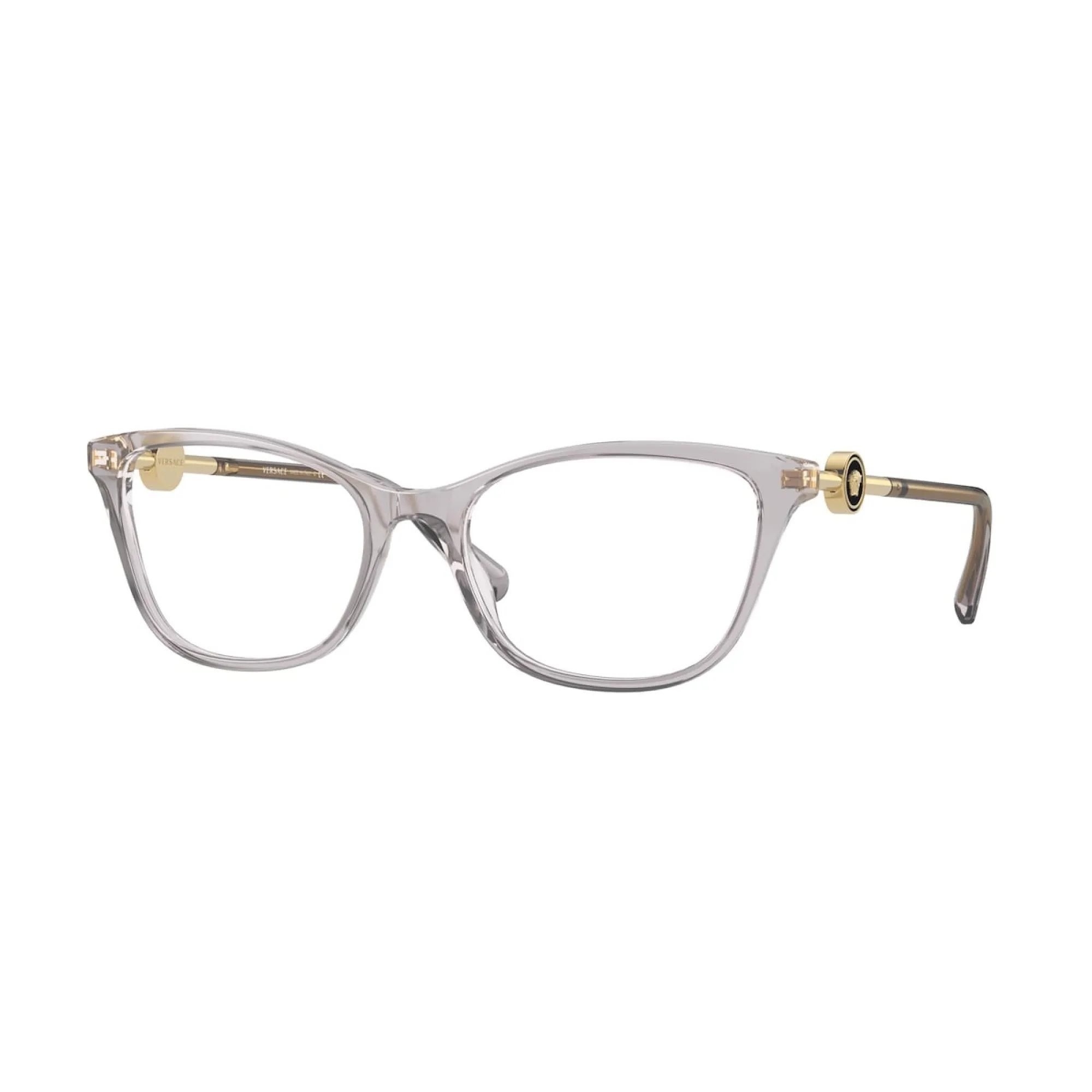   Versace VE 3293 - 593 Grigio Trasparente | Occhiale Da Vista Donna 