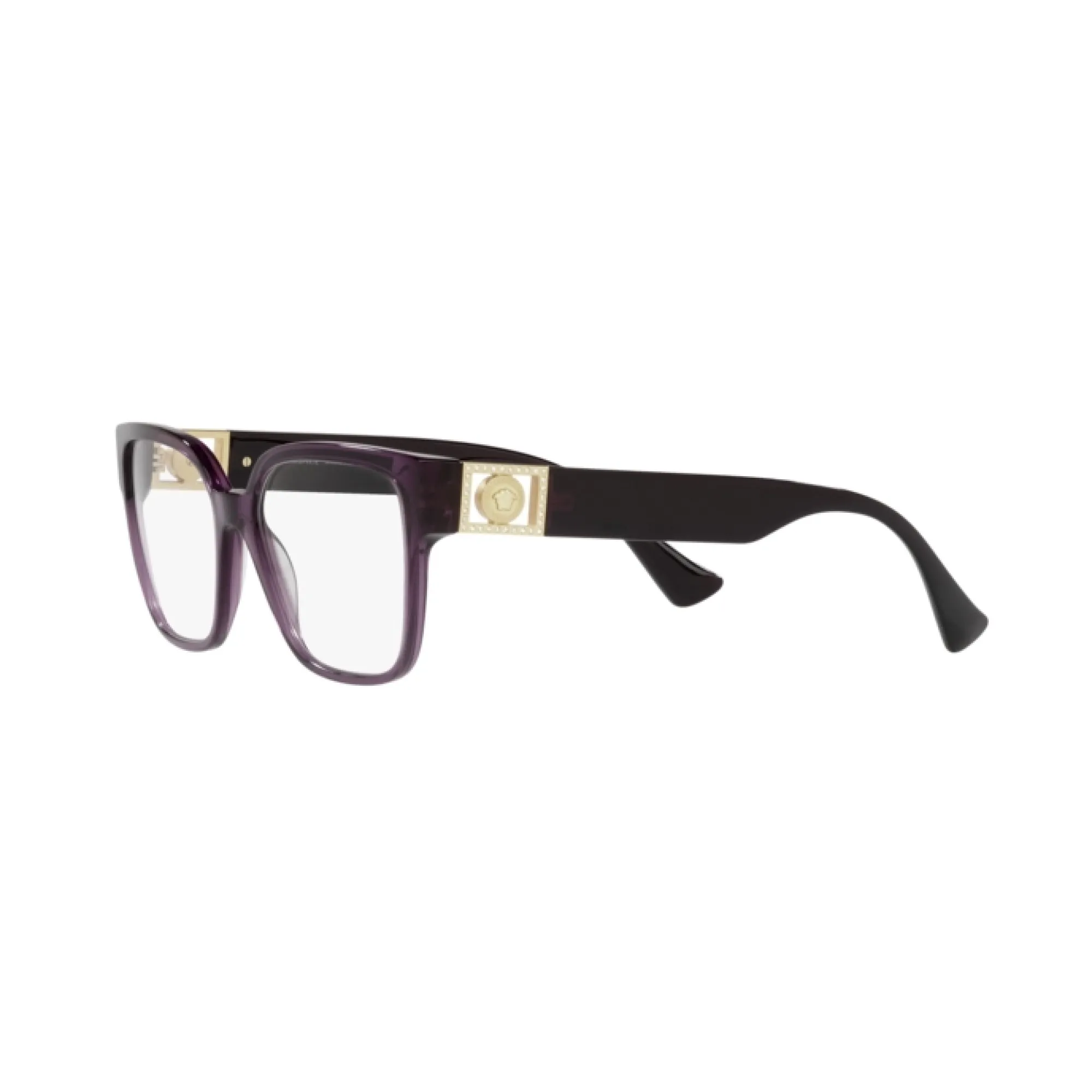   Versace VE 3329B - 5384 Prugna Trasparente | Occhiale Da Vista Donna 