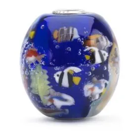Vetro Trollbeads In Fondo Al Blu