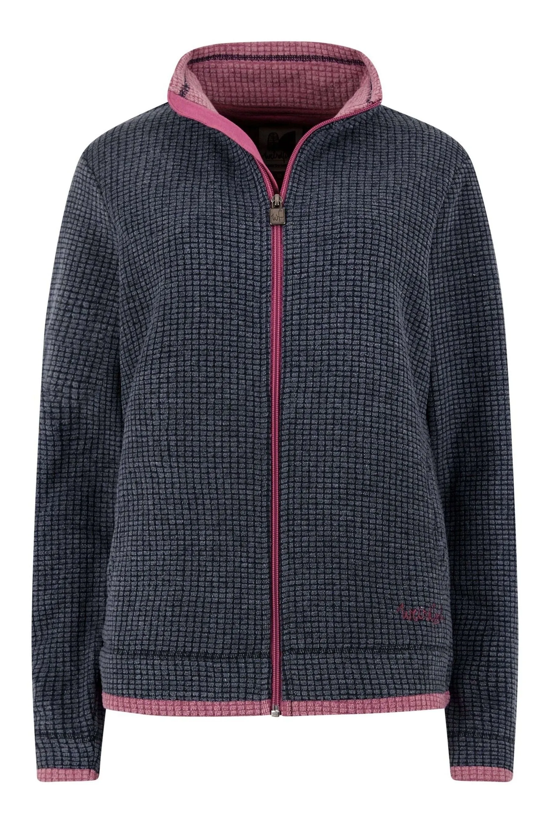 Weird Fish Ariana Eco Full Zip Grid Fleece    