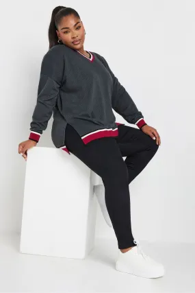 Yours Curve Structured Sweatshirt    